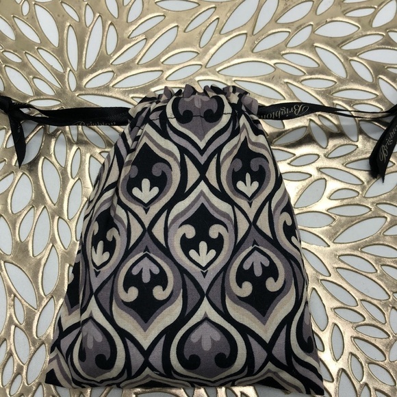 Black Sequins Foldable Soft Sole Ballet Slippers with Brighton Drawstring Bag - Picture 10 of 10